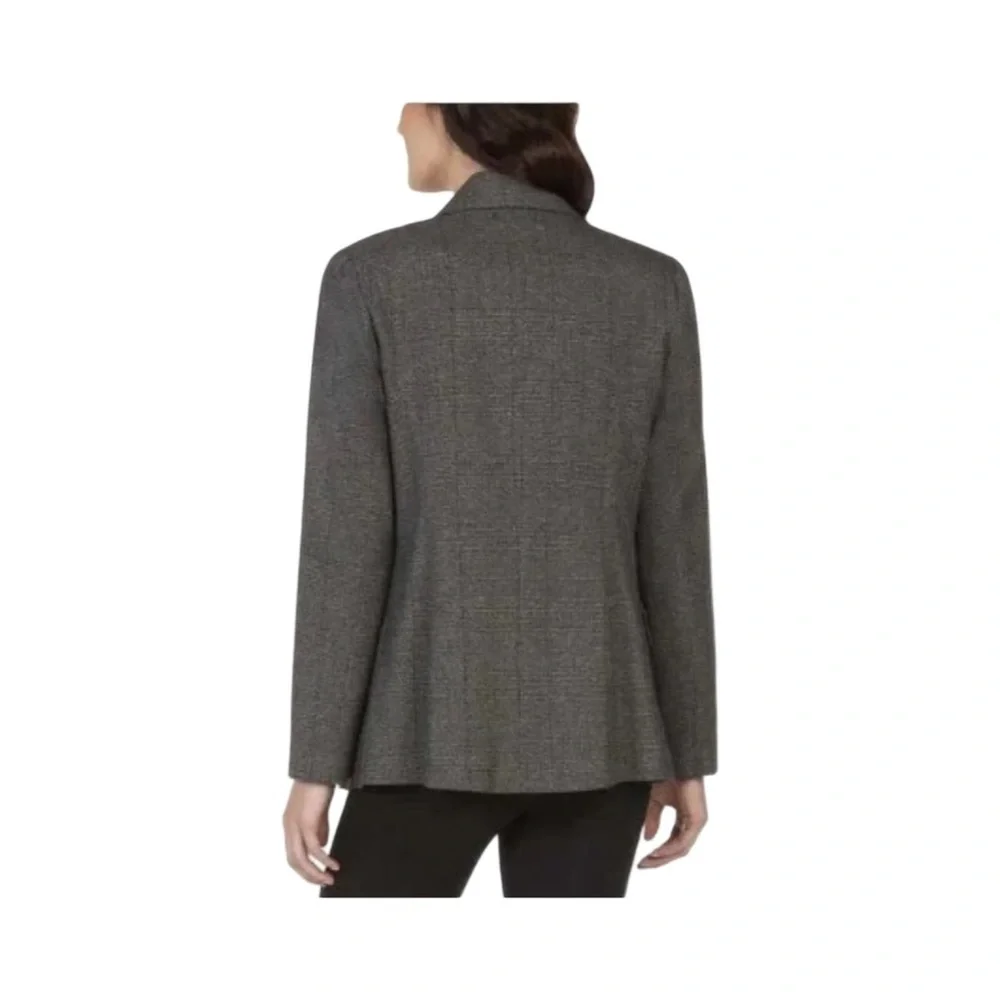 Matty M Ladies Classic Charcoal Dark Gray Classic Blazer NWT Size XXL